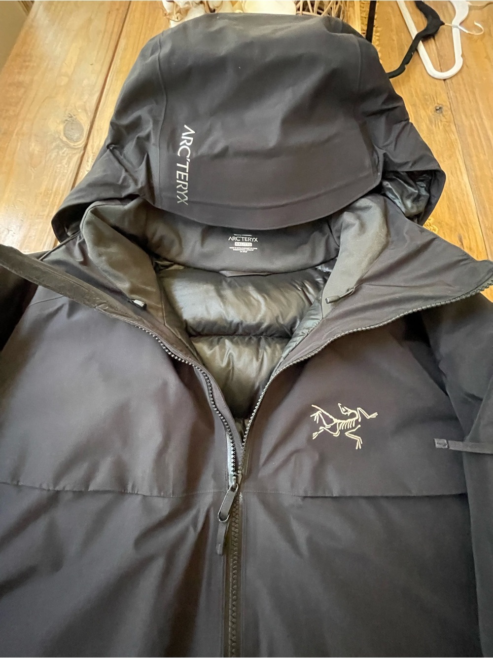 ARCTERYX MACAI GORETEX 750 PRO DOWN PARKA RECCO EXC CONDITION MENS XXL PTP 26 - Picture 4 of 14